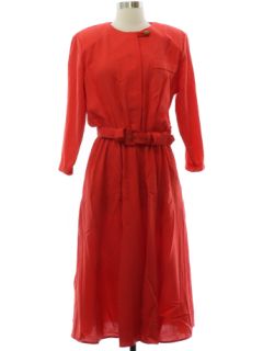 1980's Womens Totally 80s Dress