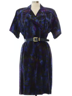 1980's Womens Totally 80s Dress