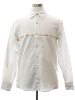 1990's Mens Southwestern Style Shirt