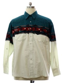 1990's Mens Western Shirt