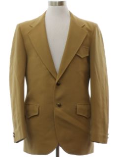 1970's Mens Mod Blazer Style Sport Coat Jacket