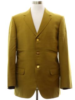 1960's Mens Mod Blazer Style Sport Coat Jacket