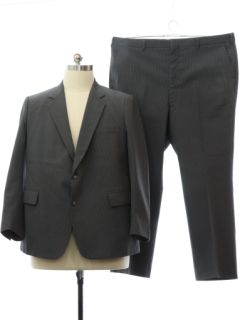 1980's Mens Worsted Wool Suit
