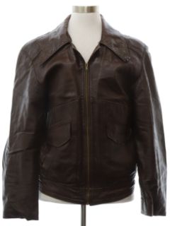1970's Mens Leather Jacket