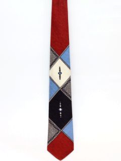 1950's Mens Skinny Rockabilly Necktie
