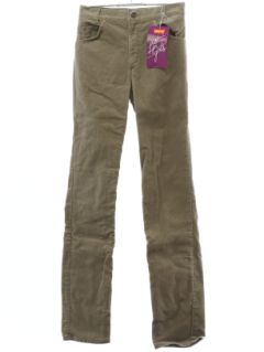 1980's Womens Teens Levis 725 Corduroy Jeans Pants
