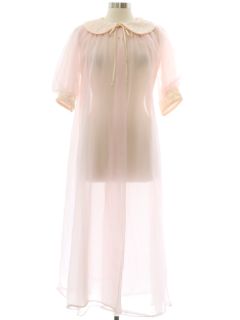 1960's Womens Lingerie - Peignoir Robe