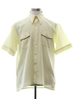 1970's Mens Mod Sport Shirt
