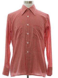 1960's Mens Mod Sport Shirt