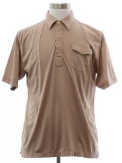 1980's Mens Totally 80s Golf Style Polo Shirt