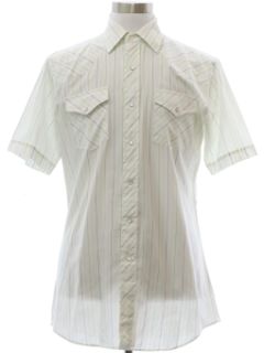 1980's Mens Western Shirt