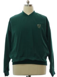 1990's Mens Nylon Blend Golf Sweatshirt Style Jacket