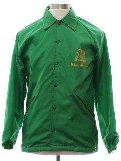 1980's Mens Bank of Stockton Windbreaker Jacket