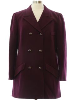 1970's Womens Double Breasted Wool Jacket