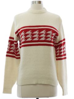 1980's Unisex Ladies or Boys Totally 80s Ski Sweater