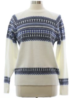 1980's Womens Totally 80s Ski Sweater