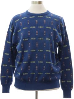 1980's Mens Totally 80s Cosby Style Sweater