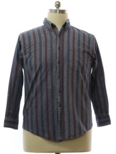 1980's Mens Manhattan Preppy Shirt