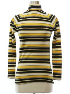 1970's Womens/Girls Mod Knit Shirt
