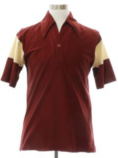 1970's Mens Mod Polo Shirt