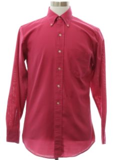 1960's Mens National Mod Preppy Shirt