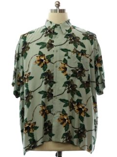 1990's Mens Rayon Hawaiian Shirt