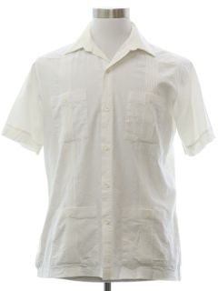 1990's Mens Guayabera Shirt