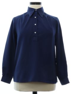 1970's Womens Mod Tunic Style Shirt