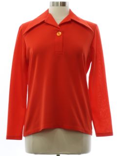 1970's Womens Mod Tunic Style Shirt