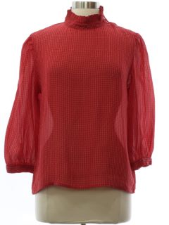 1970's Womens Secretary Shirt