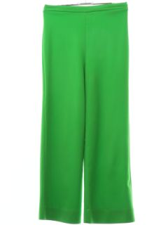 1970's Womens Flared Knit Pants