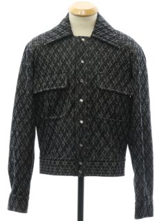 1970's Mens Ike Style Mod Leisure Jacket