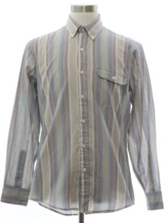 1980's Mens Totally 80s Levis Preppy Shirt