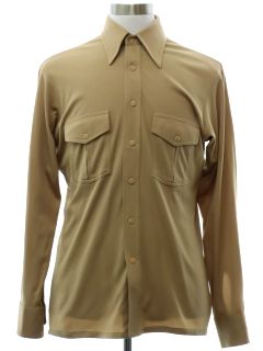 1970's Mens Mod Sport Shirt