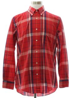 1980's Mens Preppy Shirt