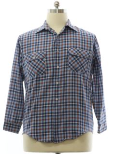 1980's Mens Big Mac Grunge Work Shirt
