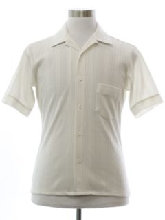 1970's Mens Knit Sport Shirt