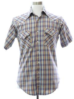 1980's Mens Ruddock Western Shirt
