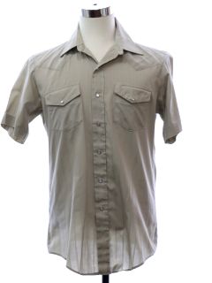 1980's Mens Western Shirt