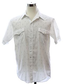 1980's Mens Grunge Western Shirt