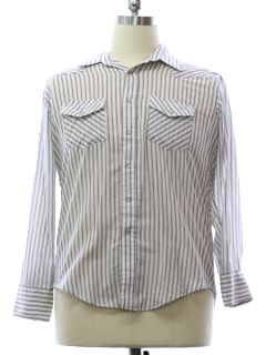 1980's Mens Western Shirt