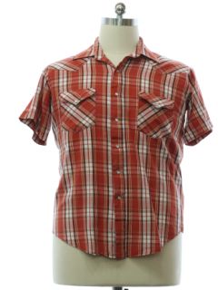 1980's Mens Western Shirt