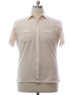 1980's Mens Sheer Sport Shirt