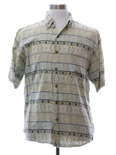 1990's Mens Graphic Print Shirt