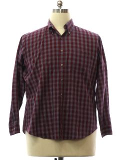 1990's Mens Hathaway Preppy Shirt