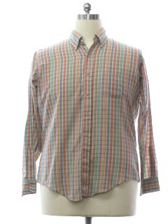 1980's Mens Preppy Shirt