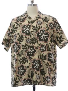 1990's Mens Go Barefoot Hawaiian Shirt