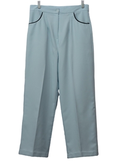 1970's Womens Wide Leg Knit Pants