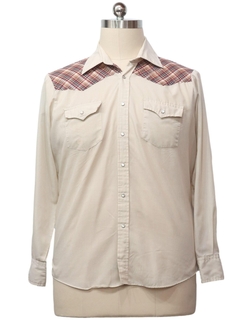 1970's Mens Hippie Style Western Shirt
