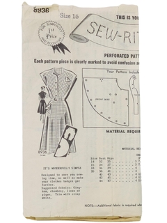 1950's Womens Pattern